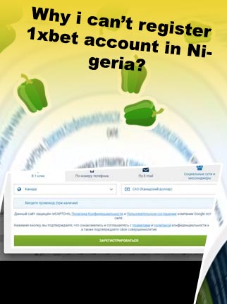 Register 1xbet account